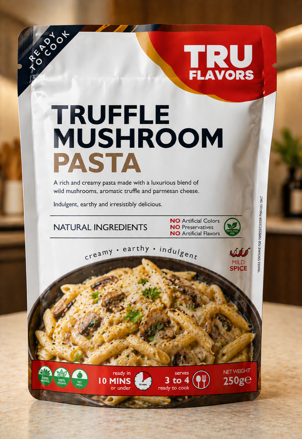 Truffle Mushroom Cream Pasta